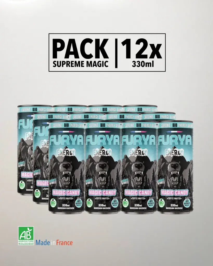 PACK Furya Energy - Bio - "Magic Candy" - 12 x 330 ml  